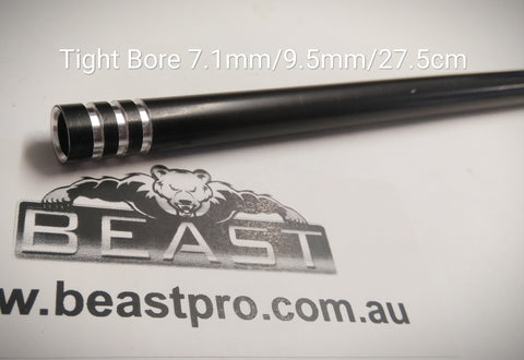 PRO TIGHT BORE BARREL 27.5cm/7.1mm/9.5mm FPS INCREASE! M4A1 GEN8 , SCARV2 ETC : BEASTPRO