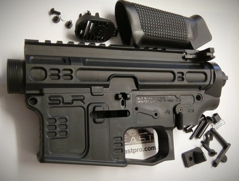 SLR NYLON SPLIT RECEIVER FULL SET  + ALL ACCESSORIES FOR GEL BLASTER : BEAST