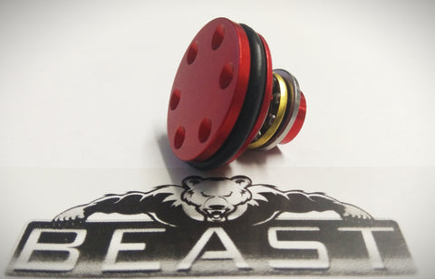 ALLOY 6 HOLE FLAT PISTON HEAD SMOOTH OP GEN8,9,10/v2.0/Well etc WITH BEARING : Upgrade GEL BALL GUN