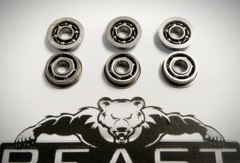 EXTRA STRONG 8mm BEARINGS (6) FOR GEARBOX GEN8 etc : beastpro upgrade