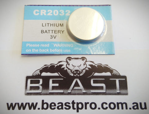 BATTERY FOR SCOPES CR2032 - GEL BALL BLASTER GUN BEASTPRO
