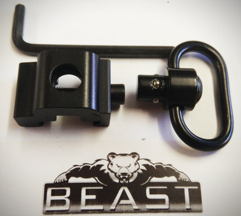 ALLOY QUICK DETACH SLING/STRAP MOUNT 20MM PICATINNY FIT ALL - BEASTPRO UPGRADE