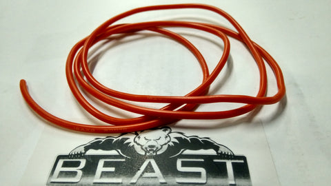 1MTR 18 GAUGE (AWG) SILICONE WIRE RED : Beastpro