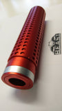 M4A1 GEN8 MIGHTY (RED) Metal Silencer/Suppressor with screws for gel ball blaster m4a1 19mm