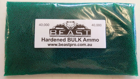 BULK 40,000 7-8mm *GREEN* GEL balls HIGH GRADE HARDENED GEL GUN BLASTER AMMO
