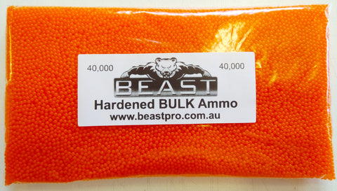 BULK 40,000 7-8mm *ORANGE* GEL balls HIGH GRADE HARDENED GEL GUN BLASTER AMMO