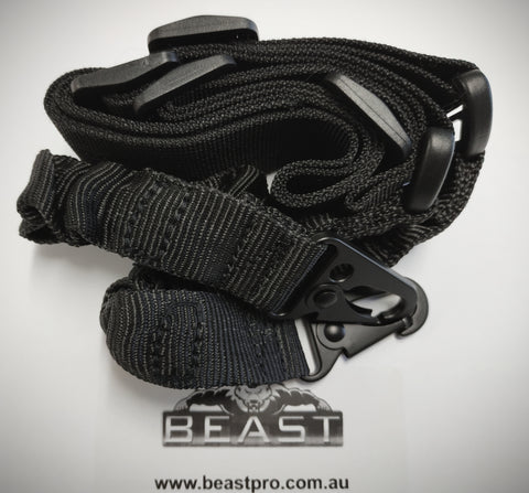 Adjustable Tactical Two Point Blaster Sling/Strap (BLACK) : BEASTPRO