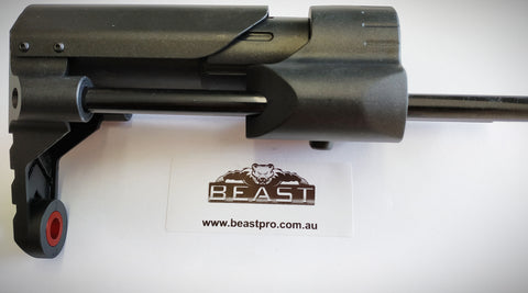 XMT01 ADJUSTABLE PDW BUTTSTOCK WITH METAL RODS FOR GEO BALL GUN BLASTER