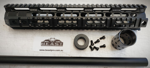 ALLOY FISHBONE KIT #NOVESKE (12"/305mm) SUPER HQ  M4A1 GEN9 / TTM / SLR / XP MAGPUL / BD556 etc  : GEL BALL GUN BLASTER : BEASTPRO