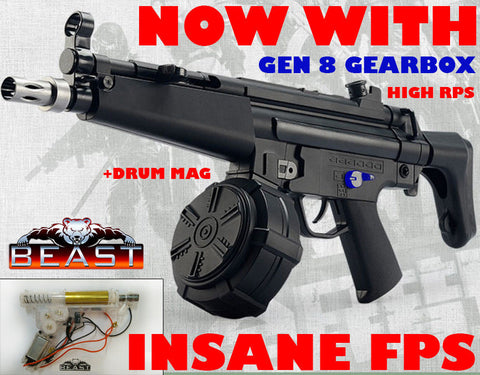 BEAST: MP5 V2 (M4A1 GEN8 GB) Gel Ball Blaster toy 100% AU STOCK