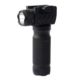 KALOAD 9910 Vertical Foregrip LED Flashlight Tactical Grip Torch Target Measure Sight Rail Mount