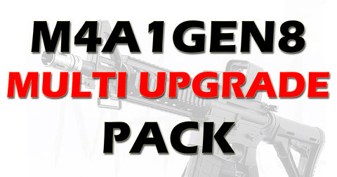 M4A1 GEN8 MULTI UPGRADE PACK 'UPGRADE 1' + 'HULK UPGRADE' + BEARINGS + SHIM KIT