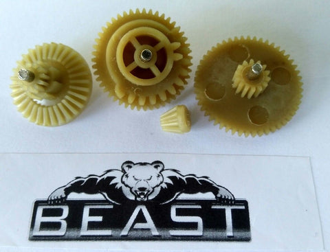 BeastPro Upgrade: Full Nylon Gear Set Gearbox GEL GUN BLASTER MKM2 M4 SCAR ak47 etc - BeastPro Store