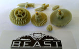 BeastPro Upgrade: 7pc Gold PREMIUM Nylon Gears, GEL GUN BLASTER MKM2 M4 SCAR ak47 etc - BeastPro Store