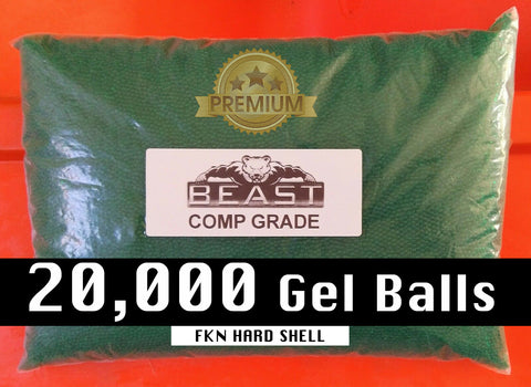 BeastPro 20,000 7-8mm GEL balls HIGH GRADE HARDENED BLUE GEL GUN AMMO - BeastPro Store