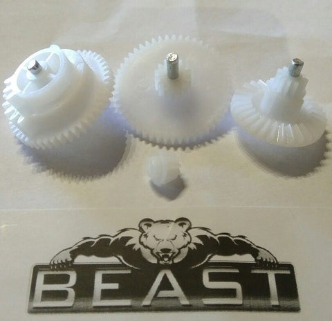 BeastPro Upgrade: Full Hard Formaldehyde Gear Set Gearbox GEL GUN BLASTER MKM2 M4 SCAR AK HK etc - BeastPro Store